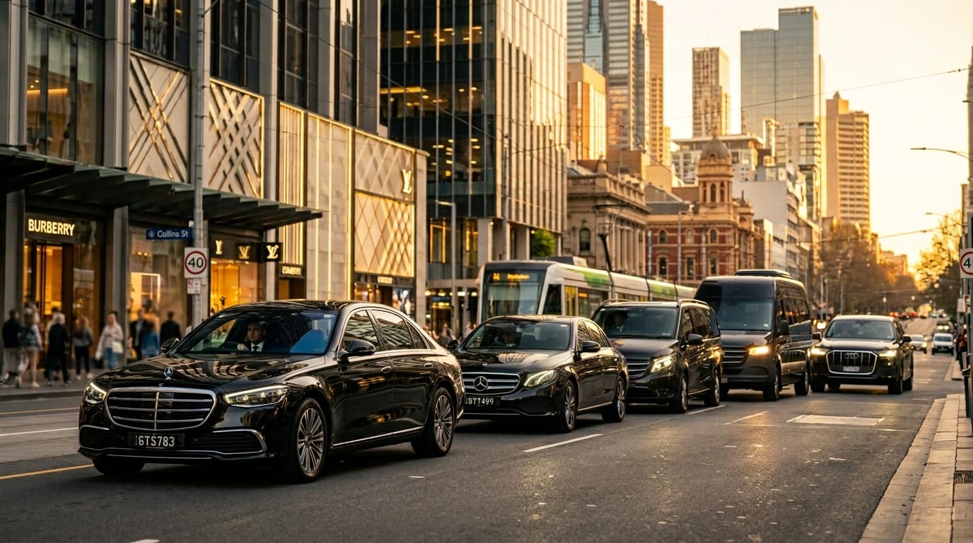 George Street in the Sydney CBD, the route of a city roadshow between meetings