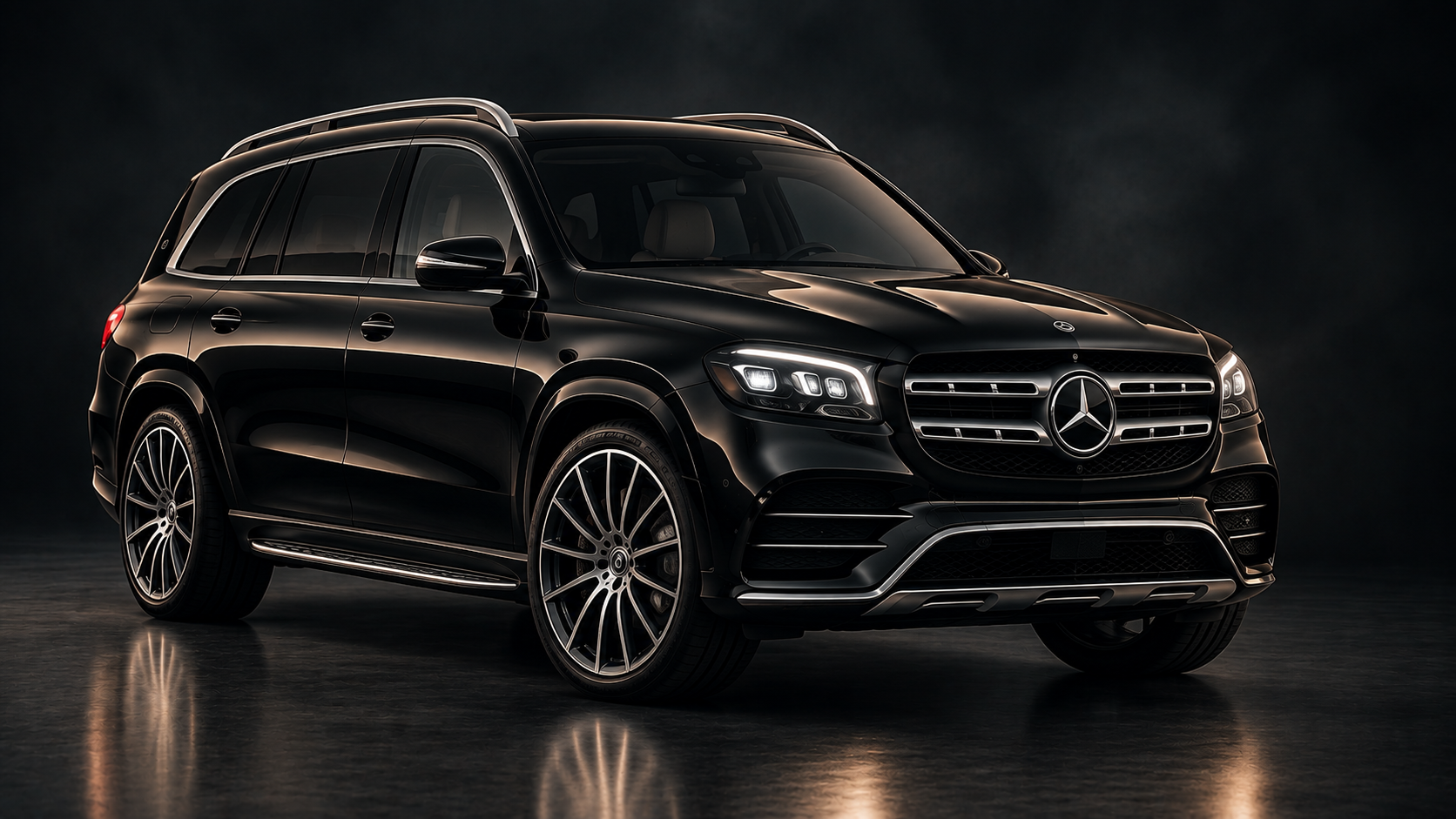 Line illustration of a luxury SUV in the Sydney Airport Chauffeur Service house style